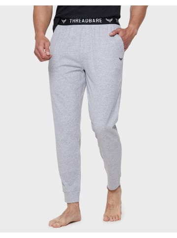 Threadbare Schlafanzug-Hose in Black & Grey Marl