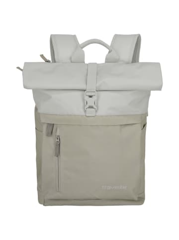 travelite Basics Rollup - Rucksack 60 cm (ice blue) in sand/ivory