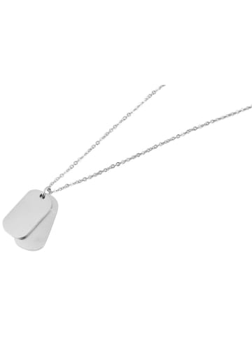 Adeliás Unisex Halskette mit Anhänger – aus Edelstahl in silber