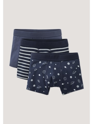 Hessnatur Jungen Pants Regular Cut 3er-Pack in indigo blau