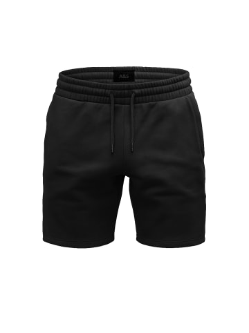 EGOMAXX Sweatshorts mit elastischem Bund – Casual Fit in Schwarz
