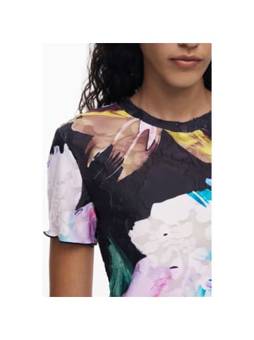 Desigual Schwarz Polyester Damen T-Shirt