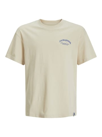 JACK & JONES Junior T-Shirt JJEBRANDES BACKP RELAXED TEE SS in moonbeam
