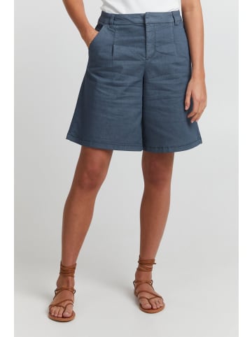 PULZ Jeans Shorts in blau