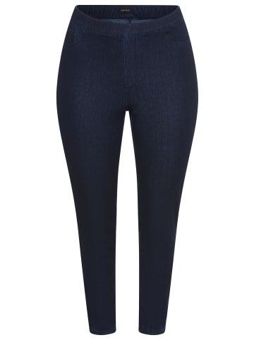 Laura Scott Jeansjeggings in dark blue washed