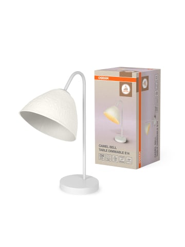 Osram Tischleuchte Decor Camel Bell weiß, E14, dimmbar