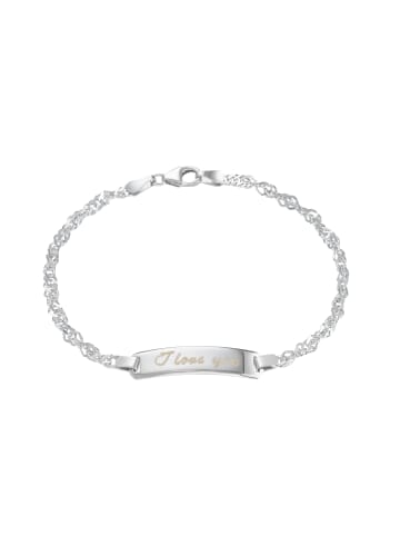Amor Identarmband Silber 925, rhodiniert in Silber
