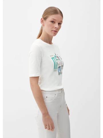 s.Oliver T-Shirt kurzarm in Creme