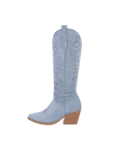 Ital-Design Stiefel in Blau