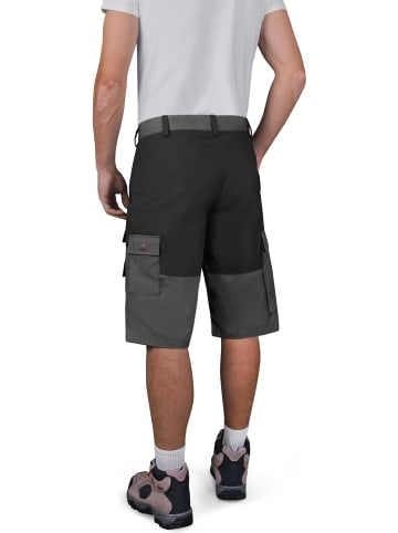 Normani Outdoor Sports Herren Shorts Ahvaz in Anthrazit/Schwarz