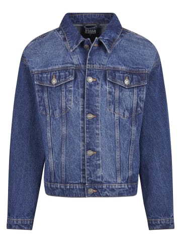 Urban Classics Denim Jackets in new mid blue washed