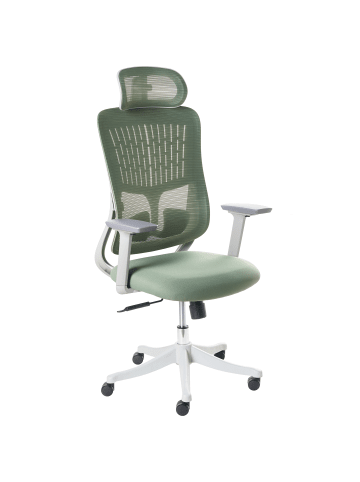 Beliani Bürostuhl PARTNER in Grün/Schwarz - (W) 50 x (H) 117 x (L) 66 cm