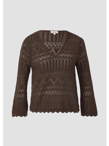 s.Oliver Strickpullover in 8828_mokka