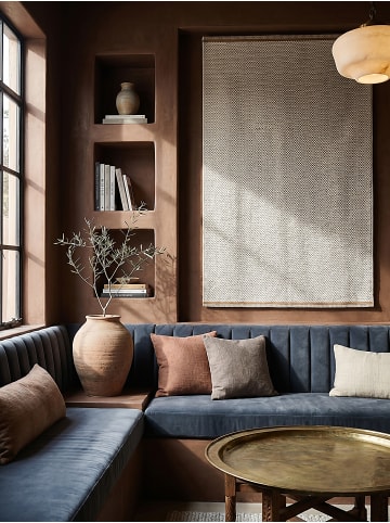 KADIMA DESIGN Teppich Kurzflor Uni pflegeleicht Wohnzimmer Schlafzimmer Flur Wohnraum in Creme