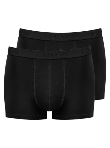 Sloggi Boxershort 2er Pack in schwarz