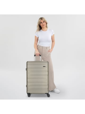 Worldpack New York 2.0 4 Rollen Trolley L 76 cm champagner-metallic