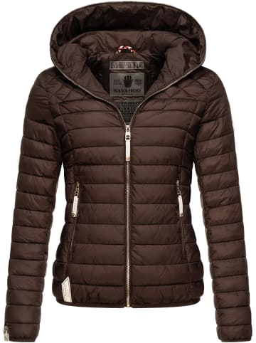 Navahoo Steppjacke Ich Bin Hübsch in Dark Choco