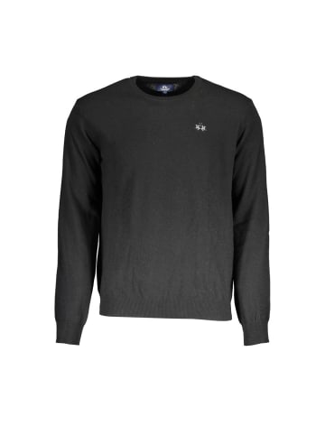 La Martina Schwarzer Wollpullover