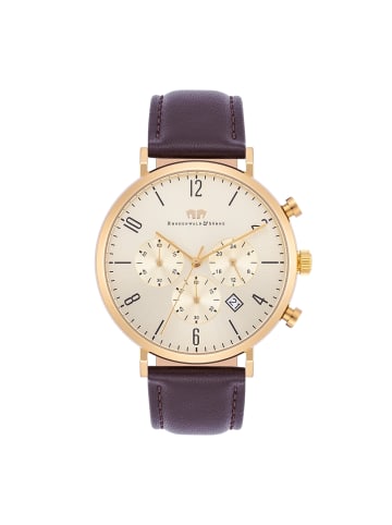 Rhodenwald & Söhne Chronograph Arakon Echtleder in braun