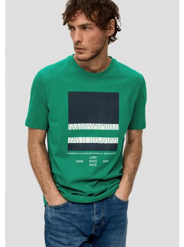 s.Oliver T-Shirt kurzarm in Grün