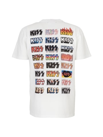 Replay T-Shirt Mit "Kiss" Aufdruck in weiß