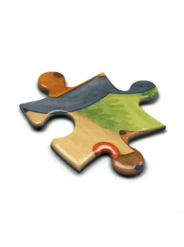 Mr. & Mrs. Panda Puzzle Pinguin & Maus Wanderer Design mit Spruch in Weiß