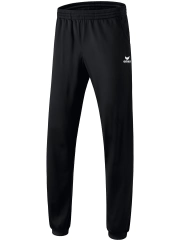 erima Kinder Polyester Trainingshose mit Buendchen in schwarz