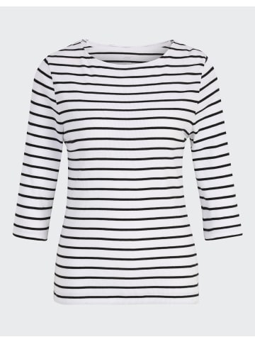 Joy Sportswear Ringelshirt MAROU in white/black stripes