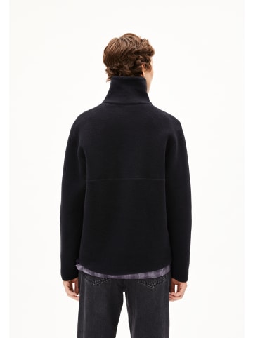 armedangels Fleecepullover Haarleenaa in schwarz