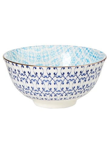 Butlers Schale ORNAMENTS 6er-Set in Blau / Weiß