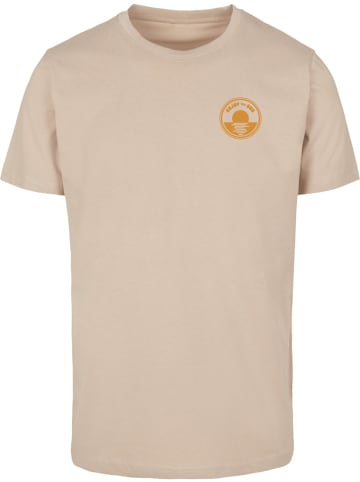 Mister Tee T-Shirt "Beach Paradise Tee" in Beige