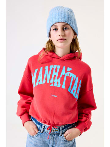 Garcia Sweater mit Kapuze in chili red