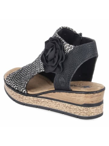 rieker Sandalette in schwarz