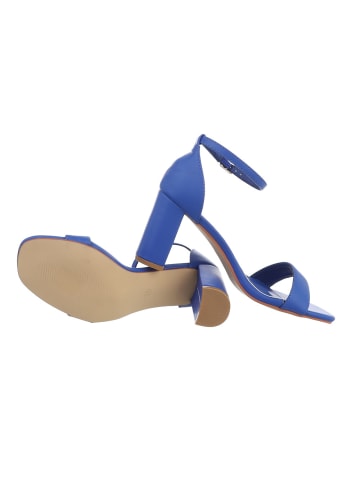 Ital-Design High-Heel Sandalette in Blau