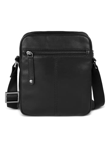 Bugatti Black Magic Mini Bag Umhängetasche Leder 17 cm schwarz