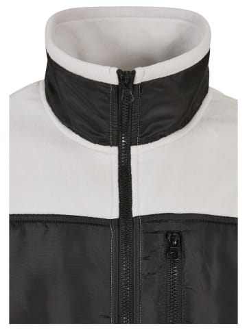 Urban Classics Urban Classics Herren Patched Micro Fleece Jacket in wolfgrey
