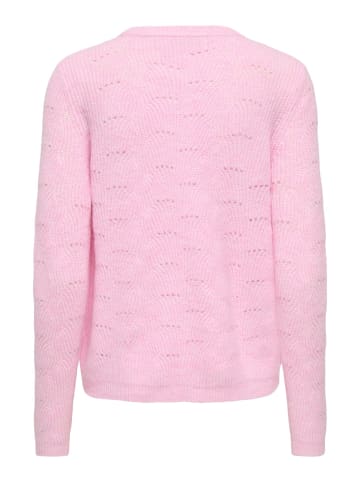ONLY Strickpullover in Pink Lady