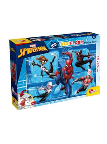 Liscianigiochi Spiel - Marvel Puzzle Df Maxi Floor 108 Spiderman