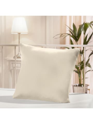 Estella Single-Jersey Kuschelkissenbezug in wollweiß