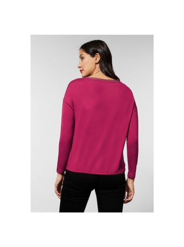 Street One Langarmshirt in woody rose