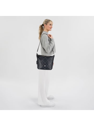 PICARD Aurelie Schultertasche Leder 26 cm in ozean