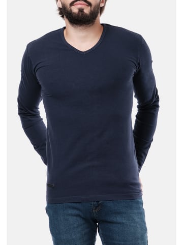 HopenLife Longsleeve CASSIO in Navy blau