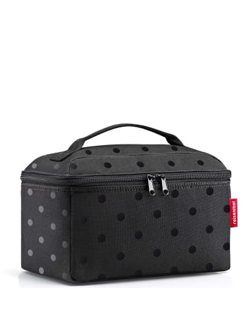 Reisenthel travelling - Beautycase 27 cm (twist maroon) in glossy dots black