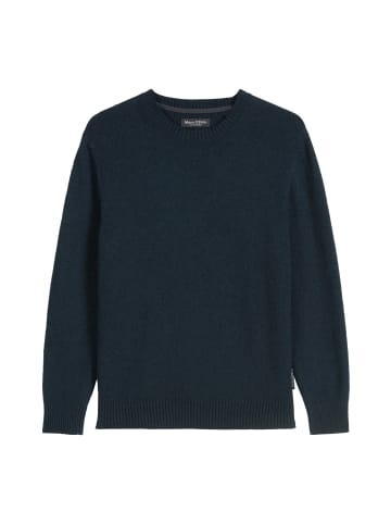 Marc O'Polo Bouclé-Pullover regular in Dark Navy