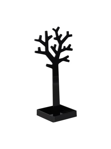 relaxdays 2er-Set: Schmuckständer Baum in Schwarz/Weiß