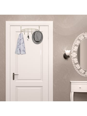 relaxdays 2 x Türgarderobe in Gold - (B)40x (H)20 x (T)9 cm