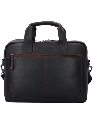 The Chesterfield Brand Wax Pull Up Aktentasche Leder 40 cm Laptopfach braun