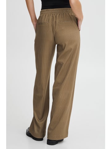 b. young BYRIZETTA WIDE PANTS - JERSEY Regular fit in Toasted Coconut Mix