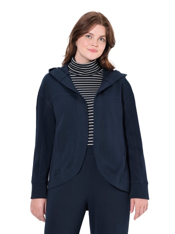Ulla Popken Sweatjacke in marine