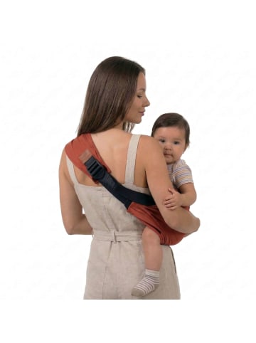 Schmusewolke Speedy Terracotta - Hüfttrage aus Musselin